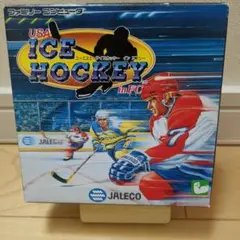 USA ICE HOCKEY in FC  箱 説明書付　ファミコン　レア