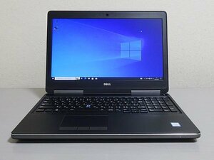 DELL Precision 7520 Core i7 7820HQ 2.90GHz/16GB/SSD 256GB WLAN Bluetooth フルHD Webカメラ NVIDIA Quadro M1200搭載 Win10