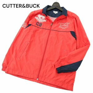 CUTTER&BUCK カッター＆バック 通年 ロゴ刺繍★ 撥水 ブルゾン ジャケット ウインドブレーカー Sz.M　メンズ ゴルフ　A4T00722_1#O