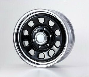 ハイエース デイトナ SS 16x6.5 +38 ブラックディスク/クロームリム GOODYEAR NASCAR 215/65R16 200系 DAYTONA