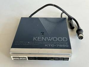 ④j115◆KENWOOD ケンウッド◆チューナー KTC-7650 シンセサイザー カーオーディオ ステレオ 未検品