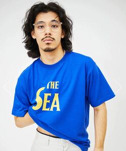 新品 WIND AND SEA THE SEA TEE BLUE XL / ウィンダンシー Tシャツ 青 ブルー