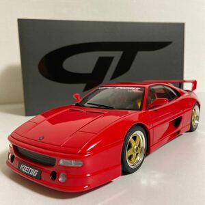 ★GTスピリット／GT_SPIRIT：1/18 ★フェラーリ F355 ケーニッヒスペシャル／Ferrari F355 KOENIG SPECIALS (Red) ★999台限定・未展示品♪