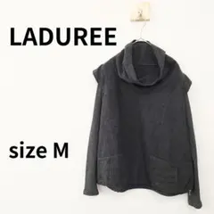 LADUREE：ラデュレ　レイヤード風ボーダーカットソー　Mサイズ　247