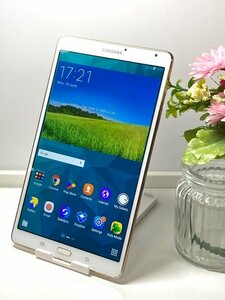 液晶美品☆ Galaxy Tab S SM-T700 Wi-Fiモデル 16GB 8.4インチ タブレット本体 送料無料 Y237