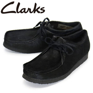 Clarks (クラークス) 26174031 Wallabee ワラビー メンズシューズ Black Hair On CL108 UK7.5-約25.5cm