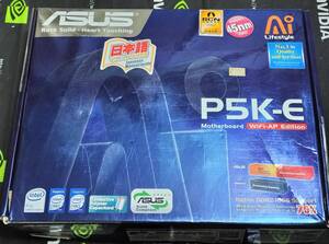 【中古動作品】ASUS　P5K-E WIFI-AP【LGA775、P35チップセット】【E8500、1Gｘ4枚メモリーセット】