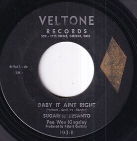 Sugar Pie DeSanto, Pee Wee Kingsley Band, Pee Wee Kingsley - I Want To Know / Baby It Ain