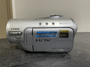 デジタルビデオカメラ SONY HDR-HC3 miniDV フルHD ジャンク ハイビジョンカメラレコーダー(シルバー) 