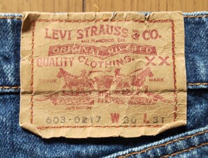 ★ Levis リーバイス 603 W30 L31 ★