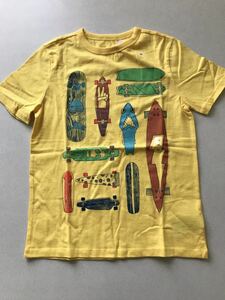 ■ＧＡＰ■新品■150■ギャップ■人気Ｔシャツ■スケボー■ＵＳＡ■黄色■スケートボード■２-2