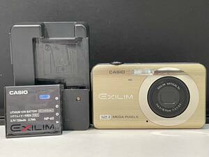 【F1063CK】 CASIO カシオ EXILIM EX-Z90 1270万画素 コンパクトデジタルカメラ バッテリー 充電器本体付 簡易動作確認済み