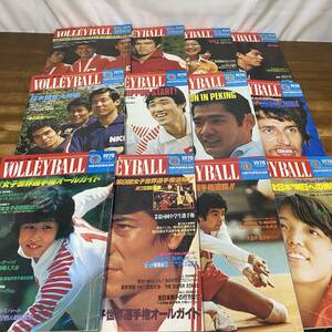 月刊バレーボール 1978年 1~12月 計12冊 通年揃い まとめセット 雑誌 当時もの スポーツ 全日本 中学 高校 男子 女子 日本文化出版 機関誌