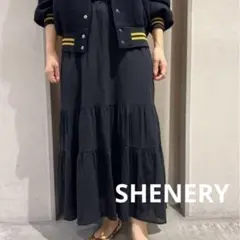 【SHENERY】ティアードロングスカート