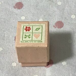 3676◇G.C.INC◇お花リボンほかスタンプセット◇はんこまとめて◇