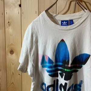 [KWT3285] adidas 半袖Tシャツ メンズ ホワイト Ｓ ポス