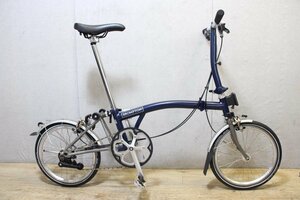 カスタム車!!■BROMPTON ブロンプトン S2L-X チタンモデル 1X2S 16インチ 折畳ミニベロ 2017年モデル 超美品