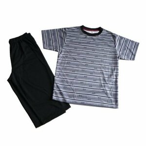 新品 EDWIN エドウィン 半袖 パジャマ 上下セット メンズ M ルームウェア Tシャツ 寝巻き　部屋着