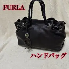 極美品　FURLA フルラレザーハンドバック紐