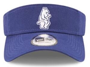 NEWERA ニューエラ Cubs シカゴ カブス ベア VISOR サンバイザー MLB 公式 USA正規品 サイズ調節可 REDUX2 紫外線カット