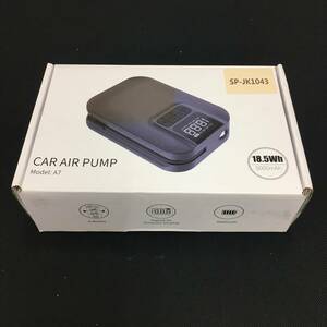 電動空気入れ エアーコンプレッサー SP-JK1043 A7 18.5Wh 500mAh CAR AIR DUMP