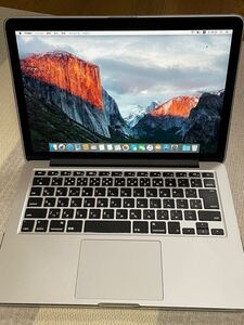 アップル　MacBook Pro Retina 13-inch, Early 2015. 充電回数33回！完動品！　