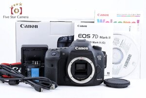 【中古】Canon キヤノン EOS 7D Mark II デジタル一眼レフカメラ 元箱付き