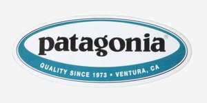 廃番 パタゴニア オーバル ステッカー PATAGONIA OVAL STICKER SINCE 1973 VENTURA CA シール デカール 希少 楕円 コレクション デコ 新品