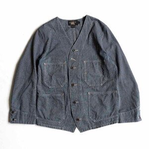 【名作】RRL【ENGINEER JACKET】M インディゴ ストライプ エンジニア ジャケット ダブルアールエル 2411131