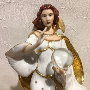 【※梱包要確認】 元箱あり Franklin Mint DESTINY Victoria Oldham Porcelain フランクリンミント 女性 人形 フィギリン 焼物 陶器 置物 1