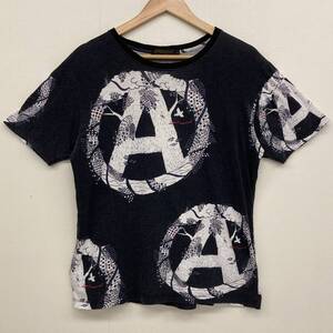 初期 UNDERCOVER SCAB アナーキーマーク 総柄 Tシャツ Mサイズ アンダーカバー サークルA 半袖 カットソー Tee VINTAGE archive 3070667