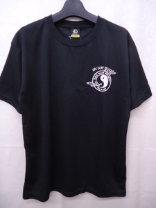 【KCM】Rom-86-M★新品★【T&C Surf Designs/タウン＆カントリー】メンズ　半袖Tシャツ　ポリエステル100％　ブラック系　サイズ M