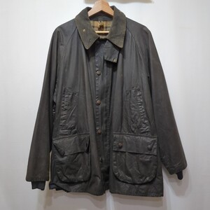 00年製 Barbour バブアー ビデイル Bedale メンズ c42 M相当 オイルドジャケット 英国製 ネイビー ヴィンテージ ビンテージ