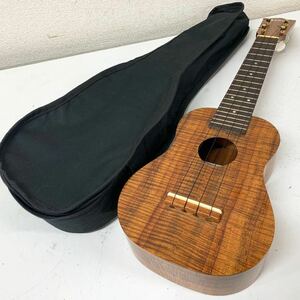 【R-1】 Famous FGS-90/G Kiwaya 90th Anniversary Ukulele ウクレレ フェイマス キワヤ 弦楽器 概ね状態良好 1884-72