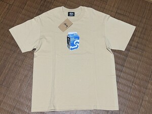 未使用 ステューシー 半袖Tシャツ クリーム色 Mサイズ STUSSY