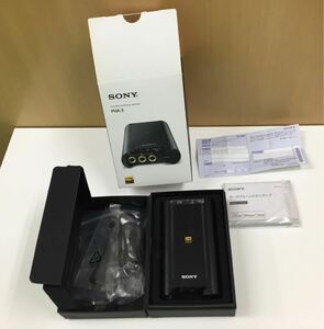 【13450】SONY　ポータブルヘッドフォンアンプ　PHA-3　ソニーヘッドホンアンプ