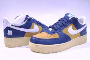 本物/2021年 NIKE × UNDEFEATED AIR FORCE 1 LOW SP COURT BLUE/5 ON IT US10/28cm Ziploc保管した新品未使用 jordan1 retro max95 og