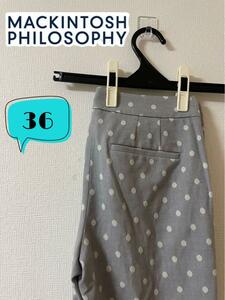 MACKINTOSH PHILOSOPHY マッキントッシュ　水玉カジュアル