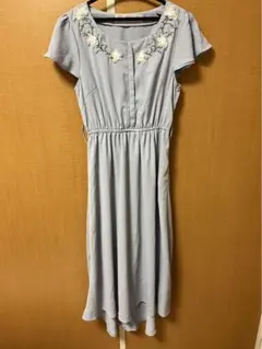 tocco closet トッコクローゼット ワンピース　水色　花柄