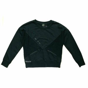 96173-17VW/000M ハーレー純正 新品 スウェットシャツ パッチワーク 黒 レディース Mサイズ