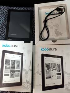 楽天 Kobo aura N514-KJ-BK-S-EP 電子書籍リーダー ★動作確認済み