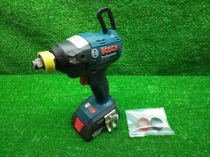 ジャンク品 BOSCH ボッシュ 18Vコードレスインパクトドライバ/レンチ GDX18V-EC 2.0Ahジャンクバッテリ付き