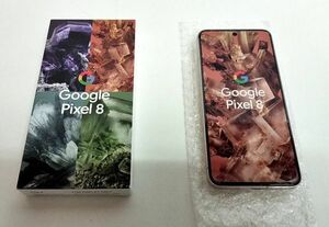 ☆未使用保管品　モックアップ　『Google Pixel 8』 　Rose （ローズ） ※元箱付　ピンク　2023年製　展示品　スマートフォン　