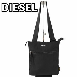 都会派エッセンス★　DIESEL ディーゼル URBHANITY　ショルダーバッグ ロゴ エンブレム クロスボディ コーデュラナイロン y2k　黒 ブラック