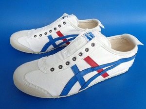 14010■新品 asics Onitsuka Tiger MEXICO 66 アシックス オニツカタイガー メキシコ スリッポン トリコロール 28.5 TH1B2N