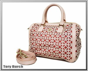 ☆Tory Burch/トリーバーチ 2WAYショルダーバッグ 11139777 ケルシーミディサッチェルバッグ ミニボストン ピンク送料税込み