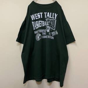 【１円スタート】90′s 良デザイン USカレッジ Tシャツ 古着 ヴィンテージ 海外 アメリカ 輸入 【1601】