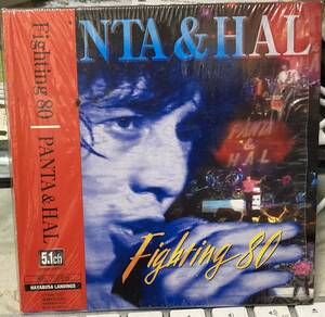 超激レア珍盤 帯付ダブル紙ジャケット仕様DVD!! パンタ＆HAL PANTA&HAL 「Fighting 80」マーラーズパーラー/ルイーズ/インタビュー他 TVK