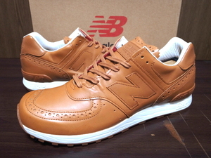 16年製 NEW BALANCE M576 GRB GRENSON ニューバランス グレンソン 別注 MADE.IN.ENGLAND 英国製 カーフスキンレザー ブラウン 茶 US11.5