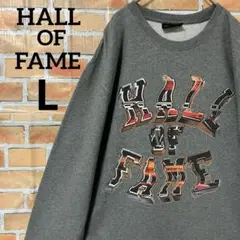 HALL OF FAME ビッグプリント デカロゴ スウェット トレーナー